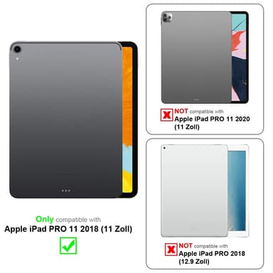 iPad PRO 11 2018 (11 tomme) deksel til nettbrett (brun)