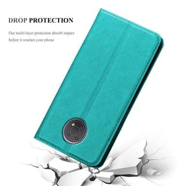 Nokia G10 / G20 lommebokdeksel case (turkis)