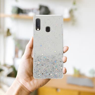 Samsung Galaxy A10e / A20e Silikondeksel Glitter