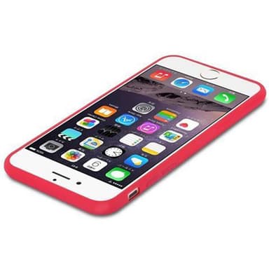 Deksel iPhone 6 / 6S Silikon cover (rød)