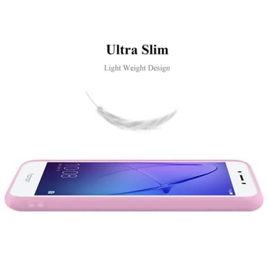 Deksel Honor 6A PRO / 5C PRO Silikon cover (rosa)