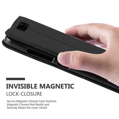 ZTE Blade V8 lommebokdeksel case (svart)