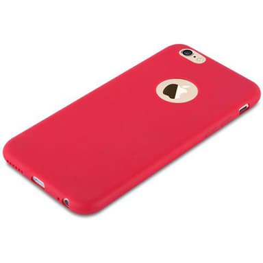 Deksel iPhone 6 / 6S Silikon cover (rød)