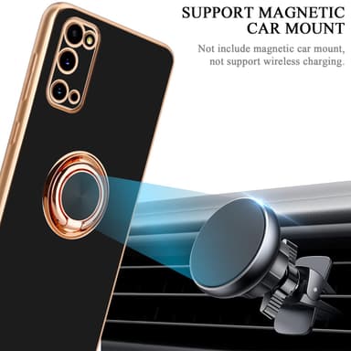 Samsung Galaxy S20 silikondeksel case (svart)