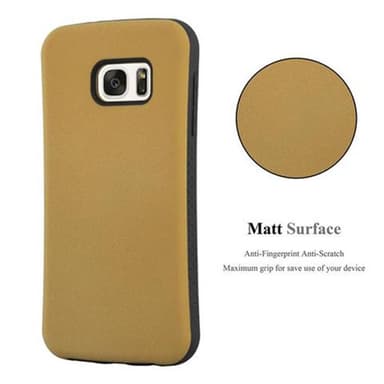 Samsung Galaxy S7 Hardt Deksel Cover (brun)
