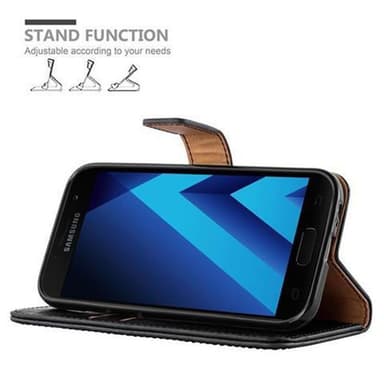 Samsung Galaxy A3 2017 lommebokdeksel etui (svart)