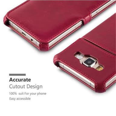 Samsung Galaxy A5 2015 lommebokdeksel case (rød)