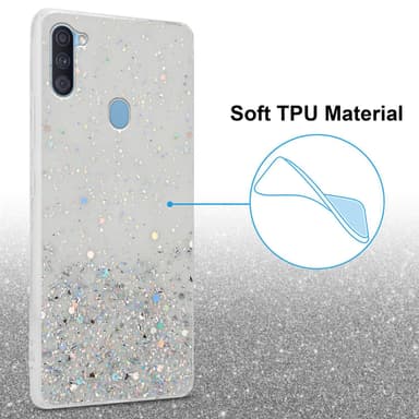 Samsung Galaxy A11 / M11 Silikondeksel Glitter