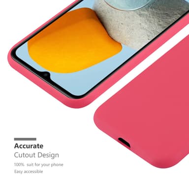 Deksel Samsung Galaxy M23 5G Silikon cover (rød)