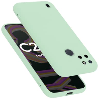 Realme C21Y / C25Y silikondeksel case (grønn)