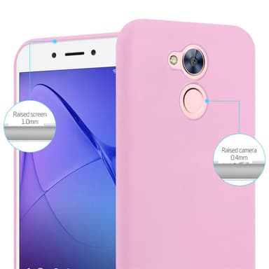 Deksel Honor 6A PRO / 5C PRO Silikon cover (rosa)