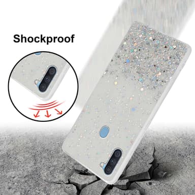 Samsung Galaxy A11 / M11 Silikondeksel Glitter