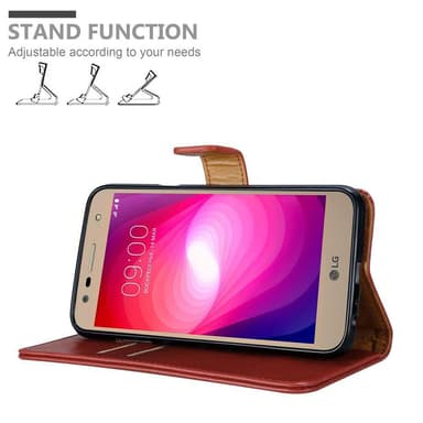 LG X POWER 2 lommebokdeksel etui (rød)