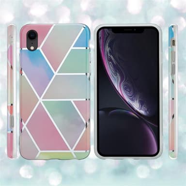 iPhone XR lommebokdeksel etui (rosa)