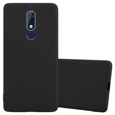 Deksel Nokia 5.1 Silikon cover (svart)