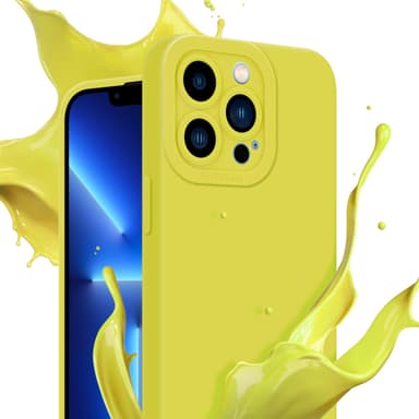 iPhone 12 PRO Deksel case (gul)