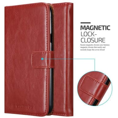 LG X POWER 2 lommebokdeksel etui (rød)