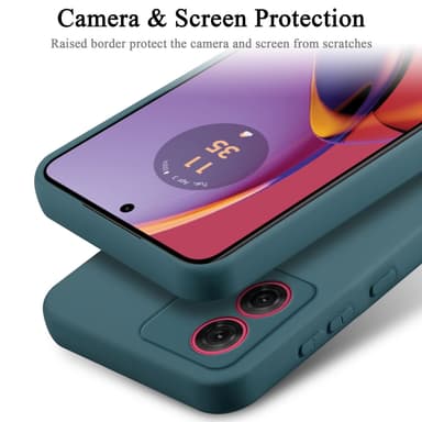 Motorola Moto G84 silikondeksel case (Grønn)