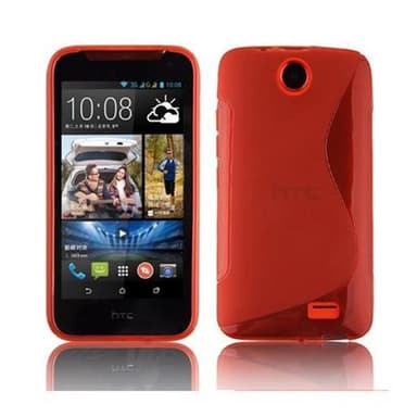 HTC Desire 310 silikondeksel case (rød)