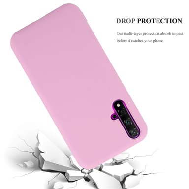 Deksel Huawei NOVA 5 / 5 PRO Silikon cover (rosa)