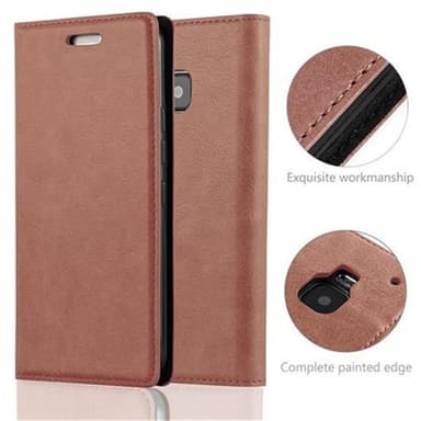 HTC ONE M9 lommebokdeksel case (brun)