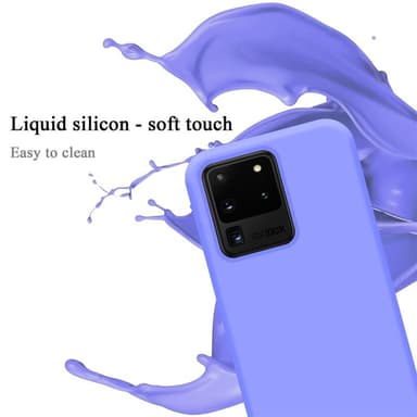Samsung Galaxy S20 ULTRA silikondeksel case (lilla)