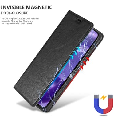 Motorola EDGE 30 NEO lommebokdeksel case (svart)