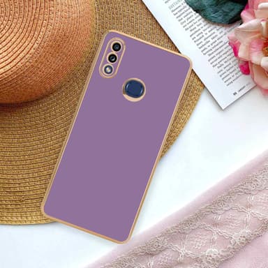 Samsung Galaxy A10s / M01s silikondeksel case (lilla)