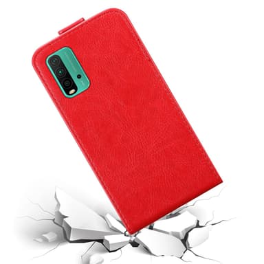 Xiaomi RedMi 9T / POCO M3 deksel flip cover (rød)