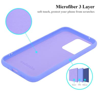 Samsung Galaxy S20 ULTRA silikondeksel case (lilla)