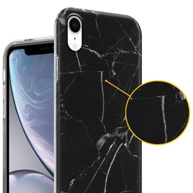 iPhone XR lommebokdeksel etui (svart)