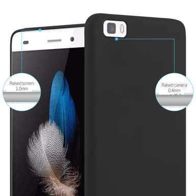 Deksel Huawei P8 LITE 2015 Silikon cover (svart)