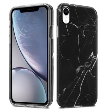 iPhone XR lommebokdeksel etui (svart)