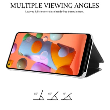 Samsung Galaxy A11 / M11 lommebokdeksel etui (sølv)