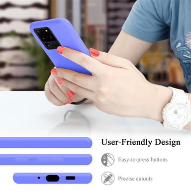 Samsung Galaxy S20 ULTRA silikondeksel case (lilla)