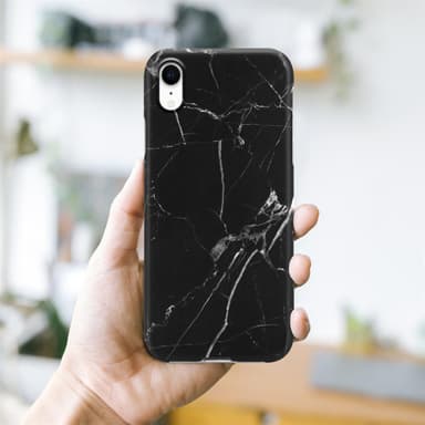 iPhone XR lommebokdeksel etui (svart)