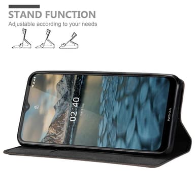 Nokia 2.4 lommebokdeksel case (brun)