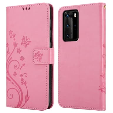 Huawei P40 PRO / P40 PRO+ lommebokdeksel Blomster