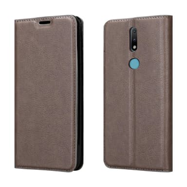 Nokia 2.4 lommebokdeksel case (brun)