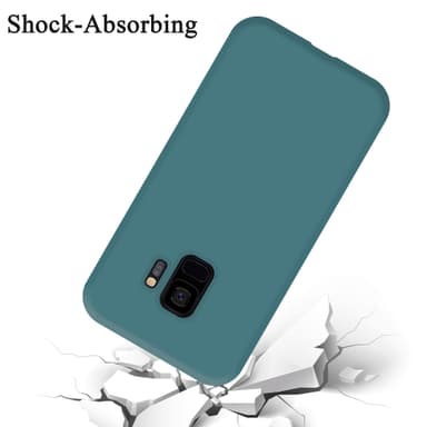 Samsung Galaxy S9 silikondeksel case (grønn)