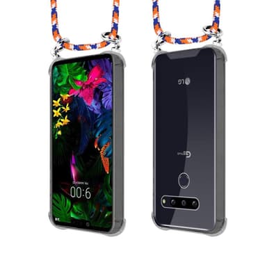 LG G8 ThinQ Deksel med Halskjede (blå)
