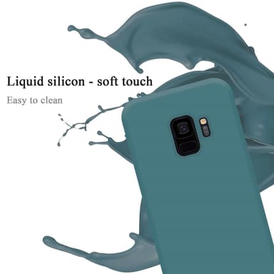 Samsung Galaxy S9 silikondeksel case (grønn)