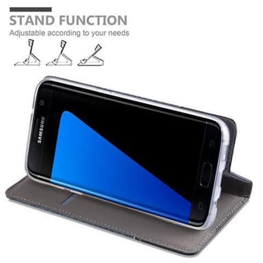 Samsung Galaxy S7 EDGE lommebokdeksel etui (blå)