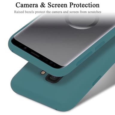 Samsung Galaxy S9 silikondeksel case (grønn)