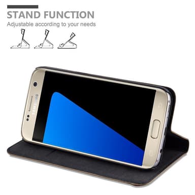 Samsung Galaxy S7 lommebokdeksel case (brun)