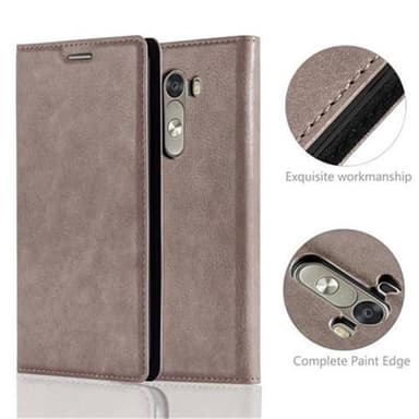 LG G3 lommebokdeksel case (brun)