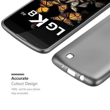 Deksel LG K8 2016 Case Cover (grå)