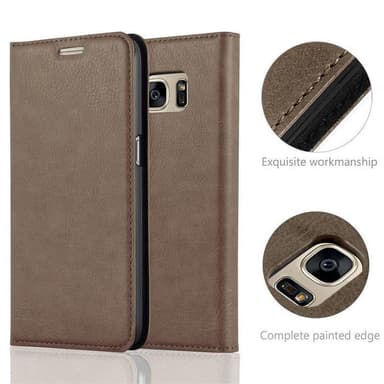 Samsung Galaxy S7 lommebokdeksel case (brun)