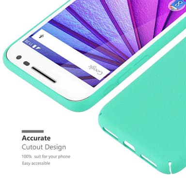 Motorola MOTO G3 Hardt Deksel Cover (grønn)