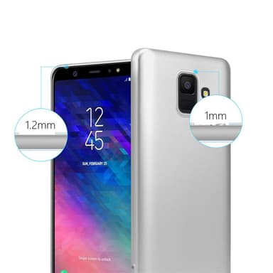 Deksel Samsung Galaxy A6 2018 Case Cover (sølv)